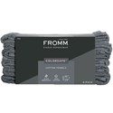Fromm Colorsafe Cotton Towels - Grey, 16 inch x 29 inch 6 pk.