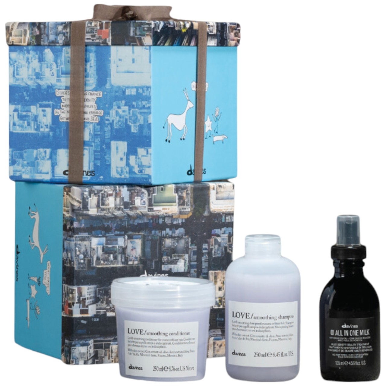 Davines LOVE/ SMOOTHING newest + OI SET