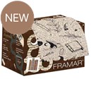 Framar Dark Academia Embossed Roll 320 ft.